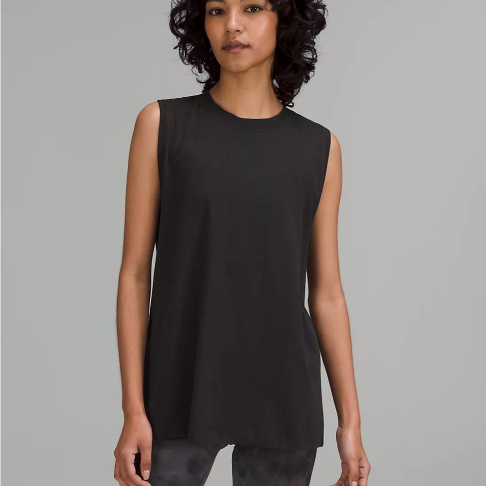 Two (2) Lululemon All yours tanks in black